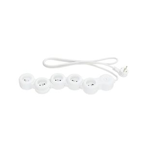 TRONIC® Zásuvková lišta, 5 zásuviek (biela) vyobraziť