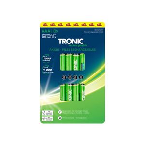 TRONIC® Batérie, 8 kusov (AAA) vyobraziť