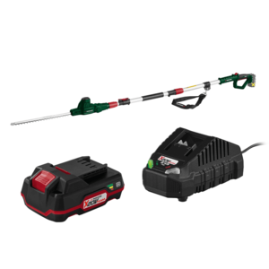 PARKSIDE® Aku teleskopické nožnice na živý plot PTHSA 20-Li D5 + Akumulátor 20 V/2 Ah + Nabíjačka na akumulátor 20 V/2, 4 A vyobraziť