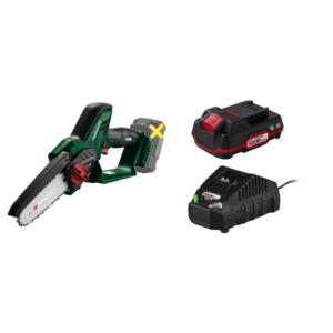 PARKSIDE® Aku reťazová píla 20 V PAGHS C3 + Akumulátor 20 V/2 Ah PAP 20 B1 + Nabíjačka na akumulátor 20 V/2, 4 A PLG 20 C1 vyobraziť