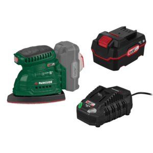 PARKSIDE® Multibrúska PAMSG 20-Li B1 + Akumulátor 20 V/4 Ah PAP 20 B3 + Nabíjačka akumulátora 20 V/4, 5 A PLG 20 C3 vyobraziť