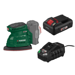 PARKSIDE® Multibrúska PAMSG 20-Li B1 + Smart akumulátor 20 V/4 Ah PAPS 204 A1 + Nabíjačka akumulátora 20 V/4, 5 A PLG 20 C3 vyobraziť