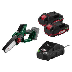 PARKSIDE® Aku reťazová píla 20 V PAGHS C3 + Akumulátor 20 V/2 Ah, 2 kusy + Nabíjačka na akumulátor 20 V/2, 4 A vyobraziť