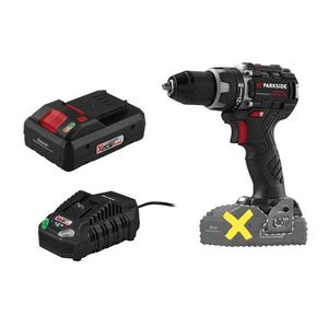 PARKSIDE PERFORMANCE® Aku vŕtací skrutkovač 20 V PABSP 20 Li C4 + Smart akumulátor 20 V/4Ah + Nabíjačka akumulátora 20 V/4, 5 A vyobraziť