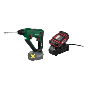 PARKSIDE® Aku vŕtacie kladivo PABH 20-Li D4 + Akumulátor 20 V 2 Ah PAP 20 B1 + Nabíjačka 20 V 2, 4 A PLG 20 C1 vyobraziť