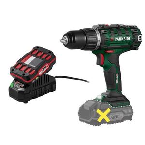 PARKSIDE® Aku vŕtací skrutkovač PABS 20-Li I9 + Akumulátor 20 V 2 Ah + Nabíjačka 20 V 2, 4 A vyobraziť