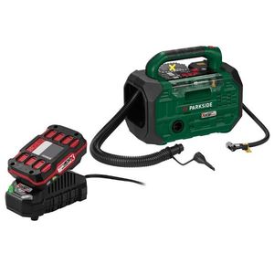 PARKSIDE® Aku kompresor a pumpa PKA 20-Li D3 + Akumulátor 20 V 2 Ah + Nabíjačka 20 V 2, 4 A vyobraziť