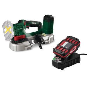 PARKSIDE® Aku pásová píla 20 V PMBA 20-Li A1 + Akumulátor 20 V 2 Ah PAP 20 B1 + Nabíjačka 20 V 2, 4 A vyobraziť