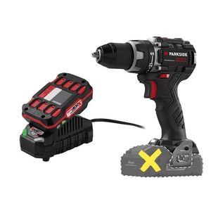 PARKSIDE PERFORMANCE® Aku vŕtací skrutkovač 20 V PABSP 20 Li C4 + Akumulátor 20 V 2 Ah PAP 20 B1 + Nabíjačka 20 V 2, 4 A vyobraziť