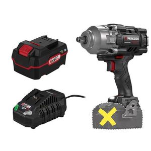 PARKSIDE PERFORMANCE® Aku rázový uťahovák 20 V PASSP 20-Li C4 + Akumulátor 20 V/4 Ah + Rýchlonabíjačka 20 V/4, 5 A vyobraziť