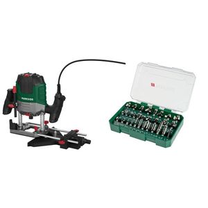PARKSIDE® Horná fréza POF 1200 F4 + Súprava frézovacích bitov PFB 30 A1, 30-dielna vyobraziť