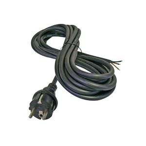 Flexo šnúra gumená 3x1, 0mm2 3m čierna GETI vyobraziť