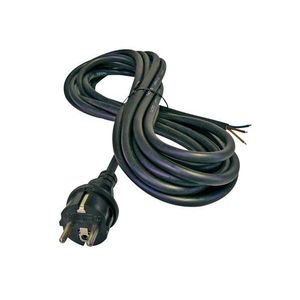 Flexo šnúra gumená 3x1, 5mm2 3m čierna GETI vyobraziť