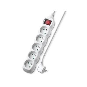 Predlžovací kábel 5 zásuviek 5m GETI GEC55S s vypínačom vyobraziť