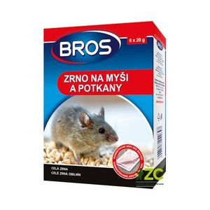 Nástraha na myši a potkany BROS 6x20g vyobraziť
