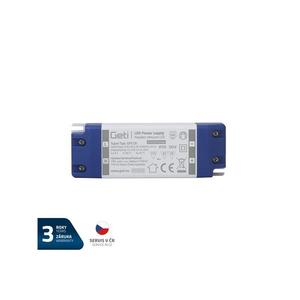 Zdroj spínaný pre LED 12V/ 18W GETI GPS18, IP20 vyobraziť