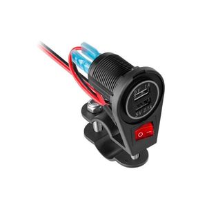 USB nabíjačka PEIYING PY-CHR0008 na motocykel vyobraziť