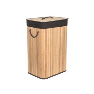 Kôš na bielizeň G21 Bambus 72l Brown vyobraziť
