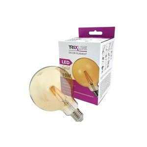 Žiarovka Filament LED E27 10W G125 biela teplá TRIXLINE P499 Gold vyobraziť
