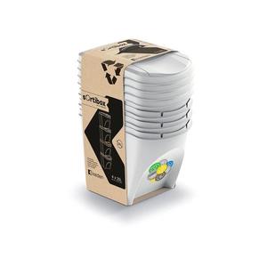 Kôš na triedený odpad SORTIBOX 4x25l popolavo šedý vyobraziť