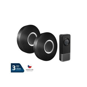 Zvonček bezdrôtový GETI GWD205B sada vyobraziť