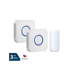 Zvonček bezdrôtový GETI GWDK208W kinetický sada vyobraziť