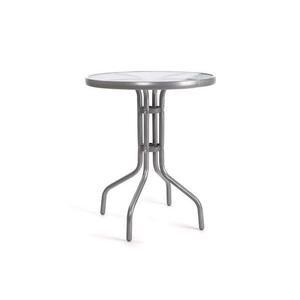 Stôl záhradný HAPPY GREEN 60cm strieborný vyobraziť