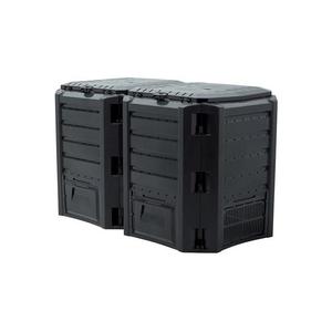 Kompostér záhradný MODULE COMPOGREEN 800l čierny vyobraziť