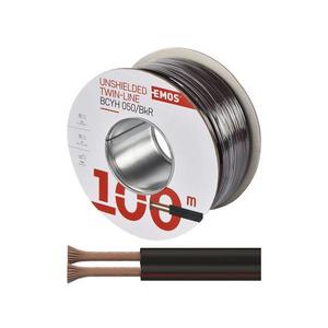 EMOS Dvojlinka nestíněná 2x0, 50mm černo/rudá, 100m 2308205050 vyobraziť