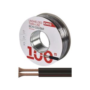 EMOS Dvojlinka nestíněná 2x0, 35mm černo/rudá, 100m 2308203550 vyobraziť