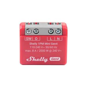 Smart Switch SHELLY 1PM Mini Gen4 WiFi Zigbee Bluetooth Matter vyobraziť