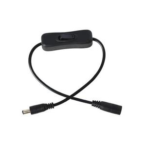 Kábel pre LED pásik s vypínačom a konektory 5, 5 x 2, 1mm, 2x 15cm vyobraziť