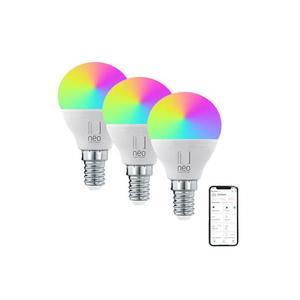 Smart LED žiarovka E14 6W RGB + CCT IMMAX NEO Lite 07745C WiFi Tuya sada 3ks vyobraziť