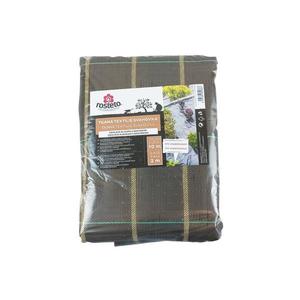 Tkaná textília svahovka ROSTETO 2x10m čierno-hnedá vyobraziť