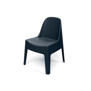 Stolička záhradná MILANE 580x600x735mm - uhoľná vyobraziť