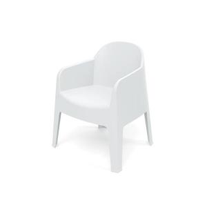 Stolička záhradná MILANE 680x600x805mm - biela vyobraziť