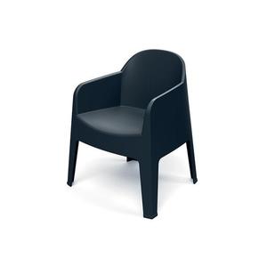 Stolička záhradná MILANE 680x600x805mm - uhoľná vyobraziť