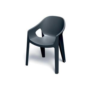 Stolička záhradná PREMO 650x560x825mm - uhoľná vyobraziť