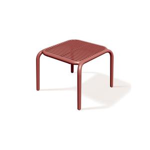 Stôl odkladací BRENE 545x535x415mm - retro červená vyobraziť