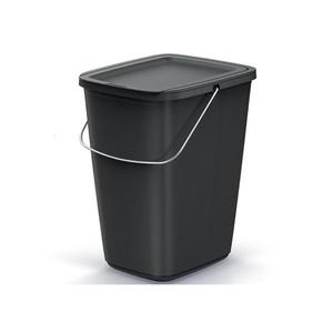Kôš odpadkový COMPACTA Q FLAP BASIC čierný 9l vyobraziť