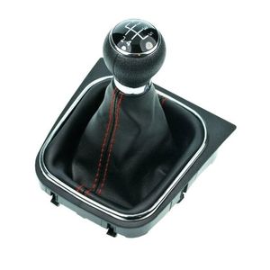 Radiaca páka s manžetou VW Golf VI 2008 - 2013 Black 5-stupňová prevodovka červené prešitie vyobraziť