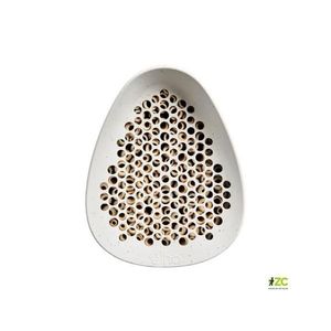 Hmyzí hotel - Essential bee hotel - fibrous grey 18cm vyobraziť