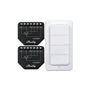 Sada 2 ovládačov žalúzií/záclon SHELLY Shutter + 4 tlačidlá BLU RC WiFi vyobraziť
