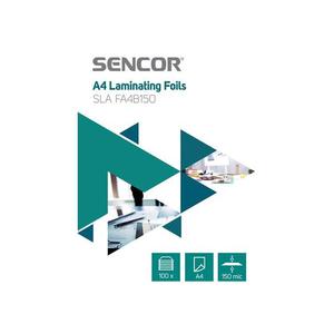 Fólie laminovacie SENCOR SLA FA4B150 A4 150mic 100ks vyobraziť