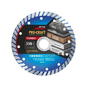 Diamantový rezný kotúč 150 mm PROCRAFT DT150 Turbo vyobraziť