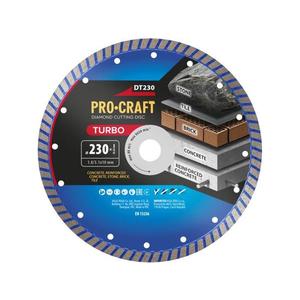 Diamantový rezný kotúč 230 mm PROCRAFT DT230 Turbo vyobraziť