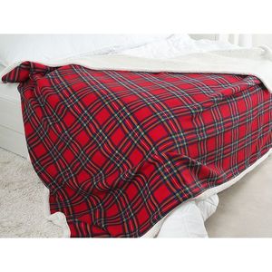 Deka BUFFALO 150x200 červenozelené káro vyobraziť