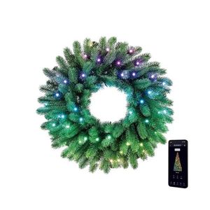 Twinkly GD20P4425P00 - LED RGB Stmievateľný vianočný veniec 50xLED pr. 60 cm Wi-Fi GD20P4425P00 vyobraziť