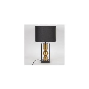 Eurolamp Stolná lampa 1xE27/40W/230V čierna/zlatá 757-10088 vyobraziť