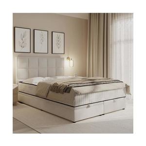 Čalúnená posteľ GRACE 140x200 cm s matracmi a úložným priestorom béžová 04KTCLU747P140S1WI80 vyobraziť
